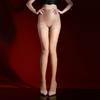One Piece Luxury Oil Glossy Women Pantyhose 8D Summer Slim Waist Body Shaper Extra Large Lace Patchwork Seamless Tights Hosiery