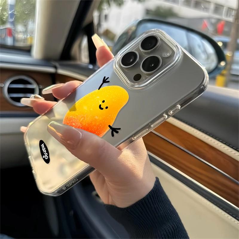 Cartoon Mango for Apple 16 Mobile Phone Case for IPhone15promax Cartoon 14plus New Model 13 Full Cover
