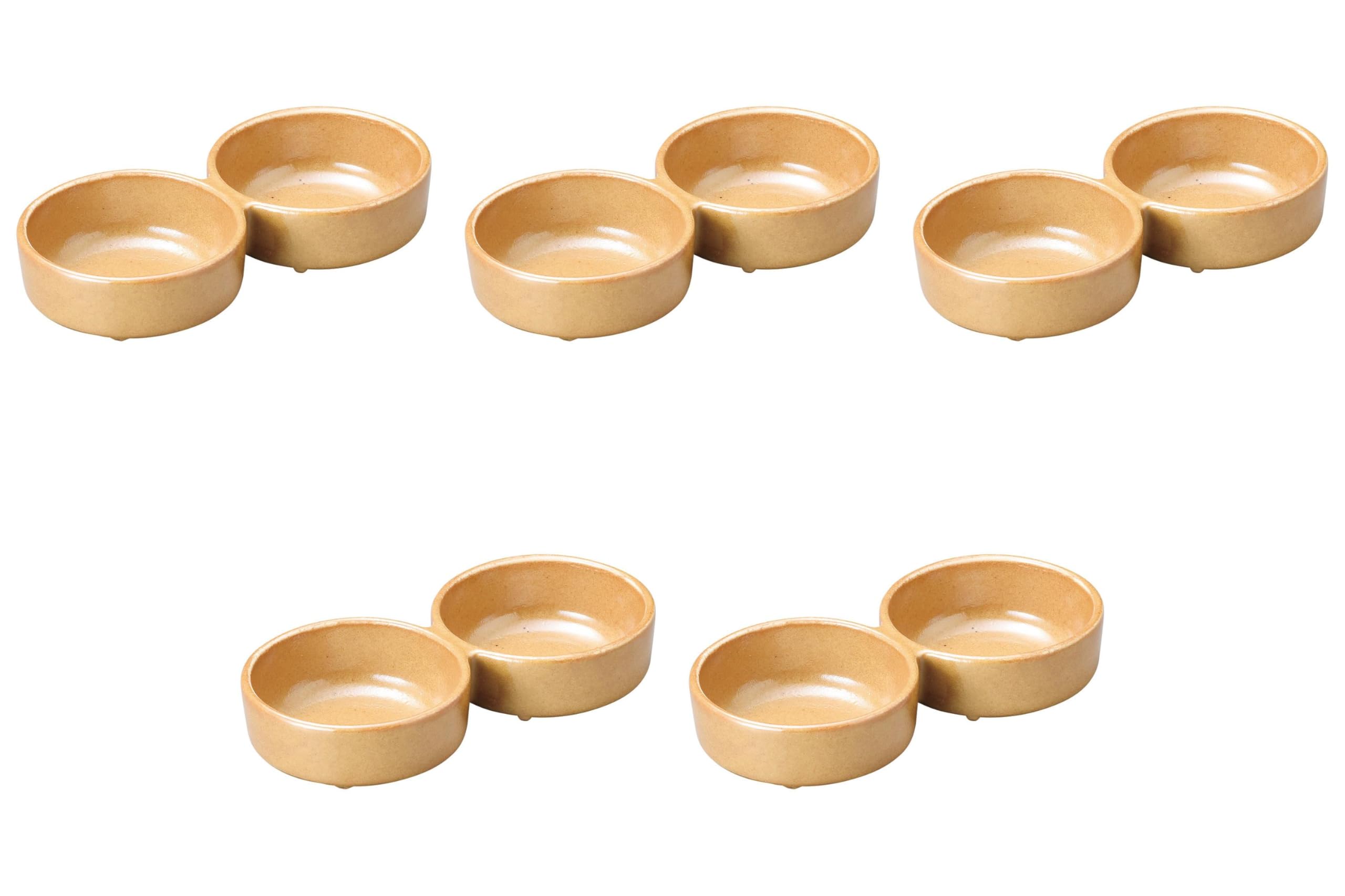 

Set of 5 Round Condiment Containers x x Arita Ware Condiment Arita Setomonohonpo Two-Piece [16.5 8.5 3.5 cm] Containers, Ware, коричневый