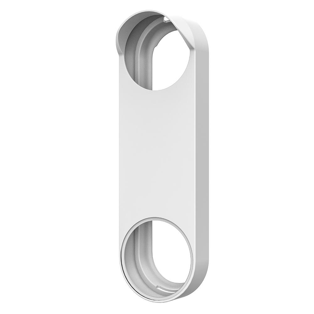 

Силиконовый чехол для дверного звонка, устойчивый к падениям, чехол для дверного звонка, аксессуары, защита от снега и солнечных лучей для проводного дверного звонка Google Nest 2-го поколения белый