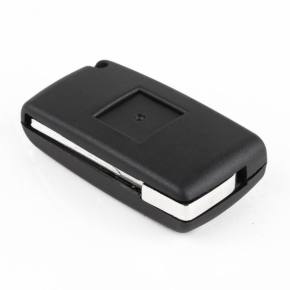 Peugeot Repair, Replacement and Spare Remote Control Key Case 3 Button Folding Key Holder (Peugeot 207 307 407 308 607)