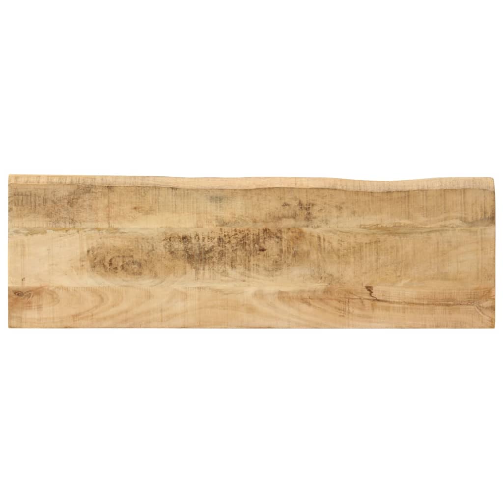 Console Table with Live Edge 105 x 33 x 76 cm Solid Mango Wood