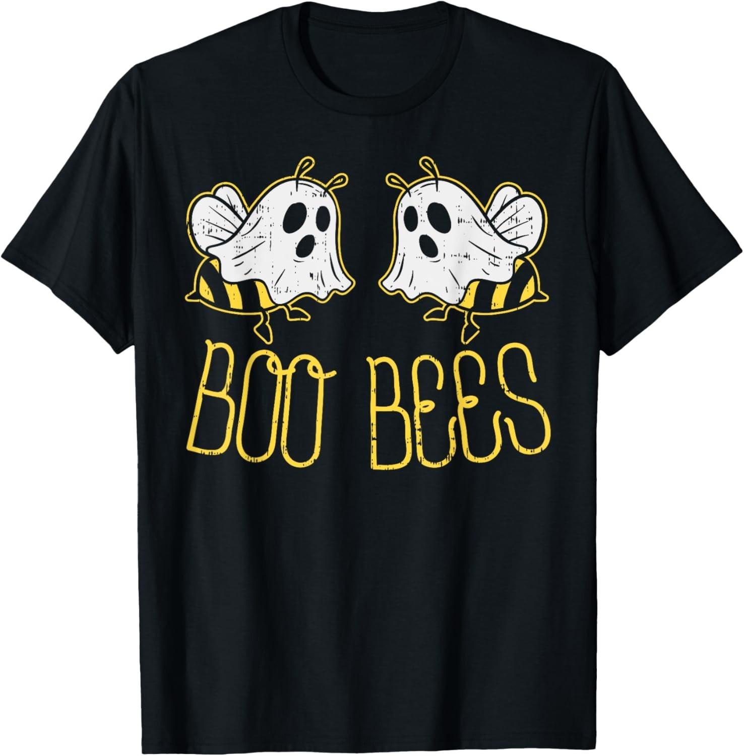 Boo Bees Funny Couples Halloween Costume For Adult Her Women  unisex T-Shirt Mens Womens Tees Top 2XL