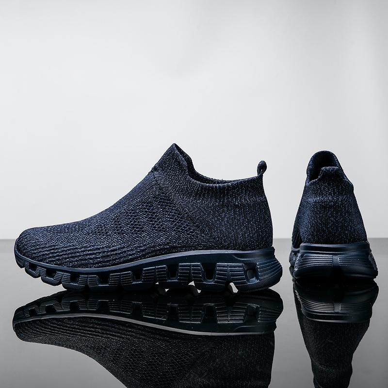 2025 New Men's Casual Sneaker Breathable Ultralight Slip On Shoes Mesh Sock Mouth Jogging Athletic Women Sneakers