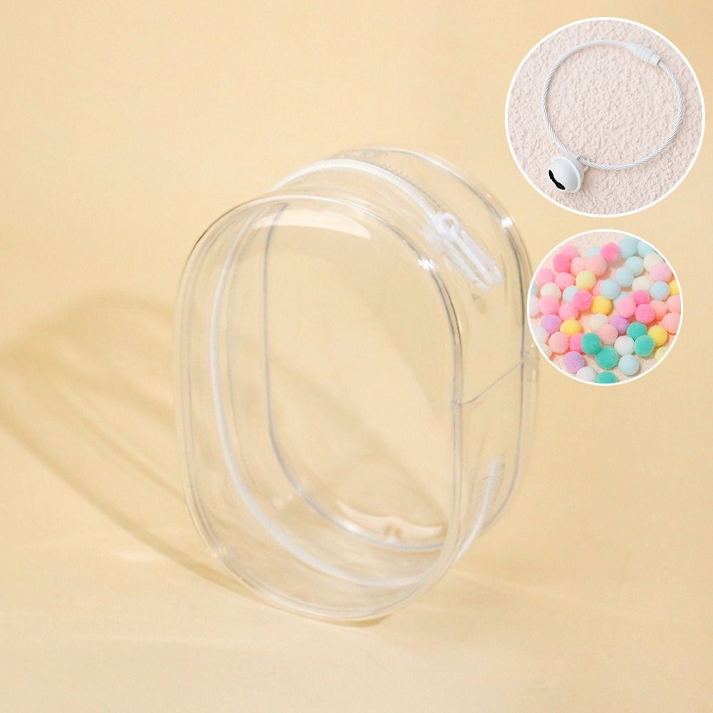 Hairball Doll Storage Pouch With Bell Keychain Outdoor Doll Display Bag  Doll Accessories