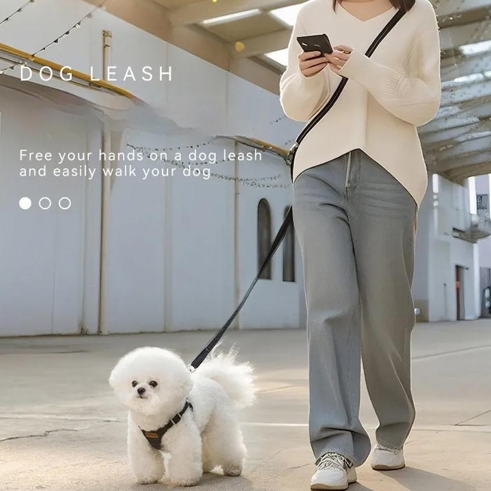 Hundegeschirr-Set mit 2M Leine Denim-Geschirr Verstellbarer Gurt für kleine und mittlere Hunde Katzen Hundezubehör Outdoor für Bichon Frisé