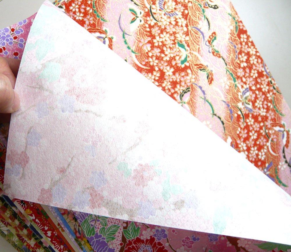 Kawasumi Washi Chiyogami Yuzen Washi B4 Size x 20 Sheets Type A Approx. 25.7 36.4cm
