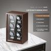 High-End 1/2/4/6 Automatic Watches Box With Mute Motor Watch Cabinet Clock Storage Box Slot Luxury Wood Watch Winder