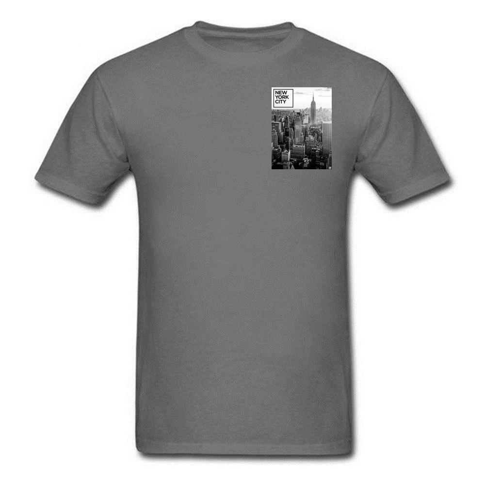 Black White Tshirt Unisex Fashion Streetwear New York City Top Tees Adult Oversized T Shirts Cotton High Quality Clothes Christmas