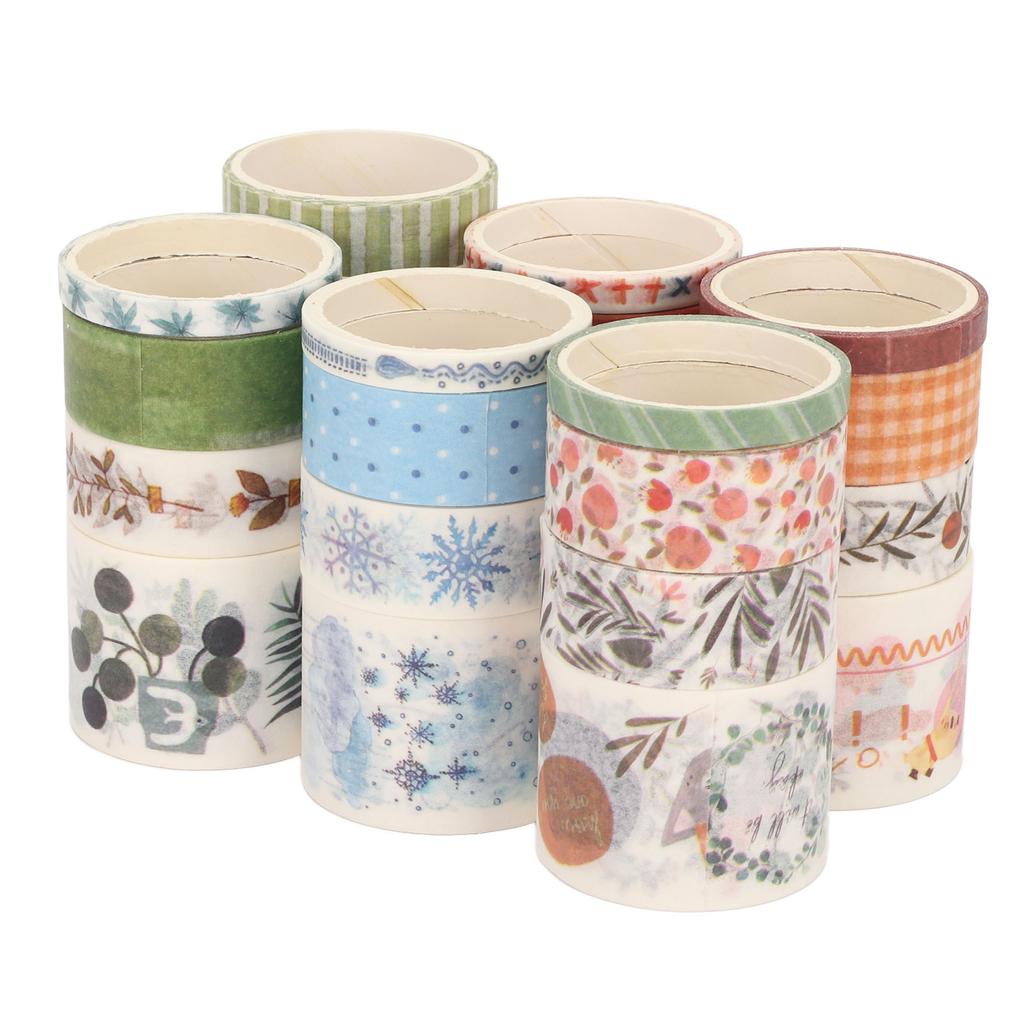 Decorative Adhesive Tape Waterproof Prevents Stick DIY Adhesive Tape Set for DIY Crafts Gift Wrap