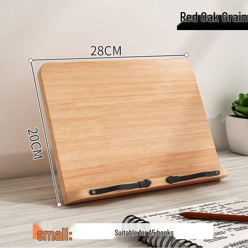 Bamboo Calligraphy & Reading Stand - Adjustable Book Support for Students & Sutra Recitation