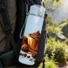 1PC Coffee Cup Bean Art 750ml Color Plastic Sports Water Bottle Leakproof Flip Straw Lid Suitable for Sports Office Home Use