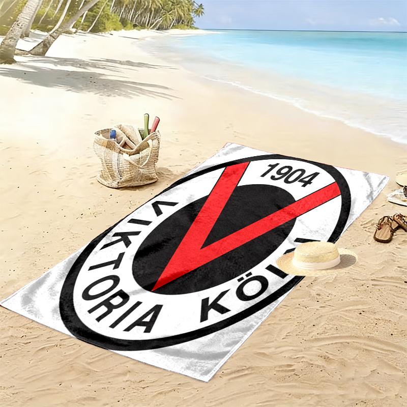 Fc Viktoria Kln Towel, Large Soft Quick Dry Towel for Beach Camping Swimming