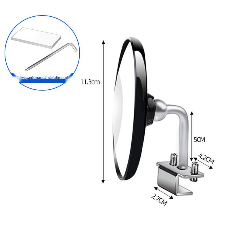 Okrągłe lusterko wsteczne 304 - Idealne dla samochodów szkoleniowych, autokarów, szerokokątne, odpowiednie dla małych pojazdów
