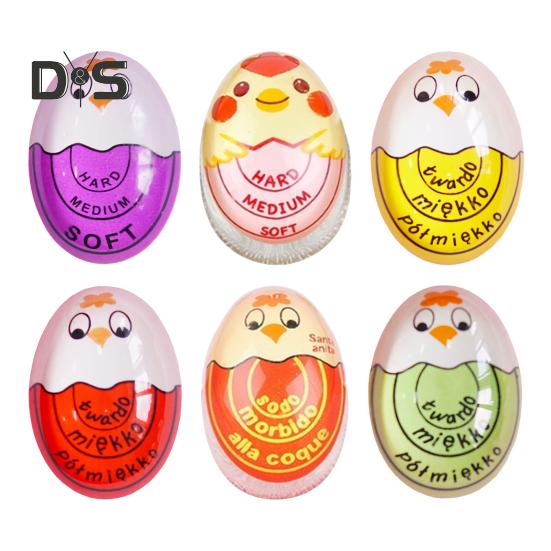 Timer sveglia senza BPA Cartone animato Comodo timer morbido per uova sode medie e dure