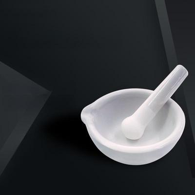 Mortier et pilon en céramique de laboratoire pour la médecine chinoise et occidentale