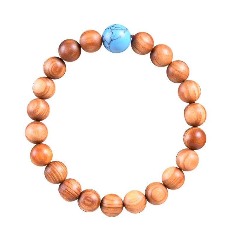 Cliff Cypress Turquoise Beaded Bracelet - DIY Jewelry, Student Style, Buddhist Beads.