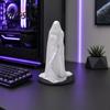Veiled Goddess Sculpture 3D Printed Sculpture, Mysterious Female Figurine with Robe, Dark Gothic Anti-break Decor Ornament Home Statue for Desk