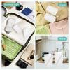 2Pcs Glass Toothbrs Cup Holder Bathroom Supplies Clear Glass Toothpaste Storage Holder Toothbrush Cup Bathroom Supplies