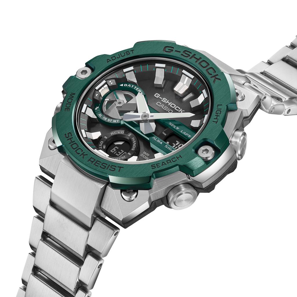 Casio Men's Stainless Steel 200M Water Resistant Shock Resistant Quartz Watch GST-B400CD-1A3