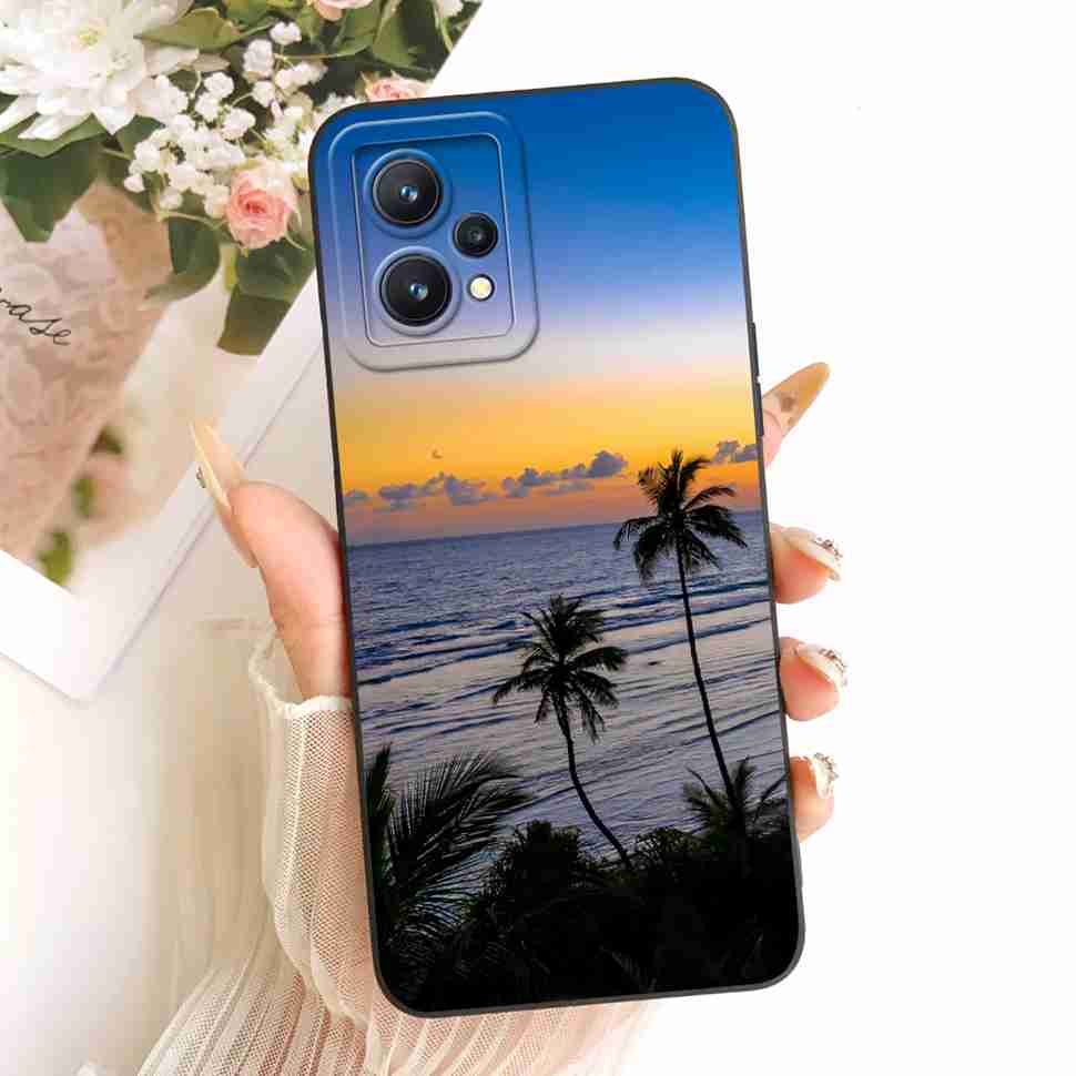 For Realme 9 5G Casing Fashion Butterfly Flower Case For Realme9 Pro 9pro 5G RMX3471 RMX3472 Soft Silicone Back Cover 6.6"