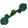 Elegant Jades Beads Buttons Handmade Chinese Closure Buttons Trendy Buttons for Enhancing Chinese Dresses