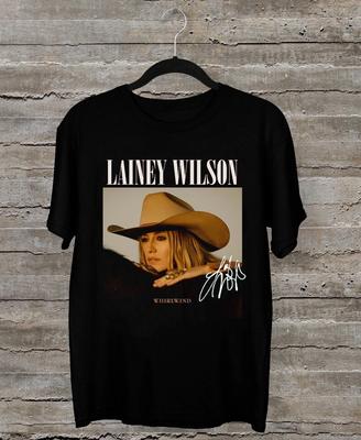 NUOVO CALDO Lainey Wilson Nuovo Album 'Whirlwind Nero Tutte le Taglie Maglietta