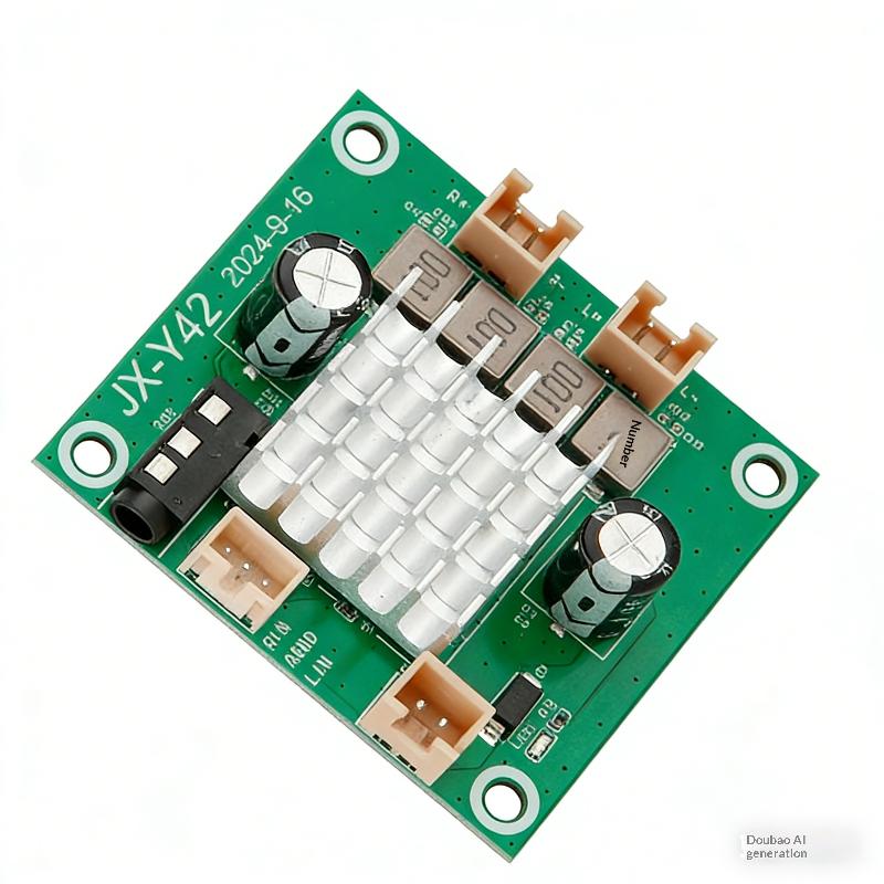 1 Set Diy 50W + 50W Amplificador Sound Board Dc 5-26V 100W 2.0 Channel Digital Stereo Class D Audio Power Amplifier Board