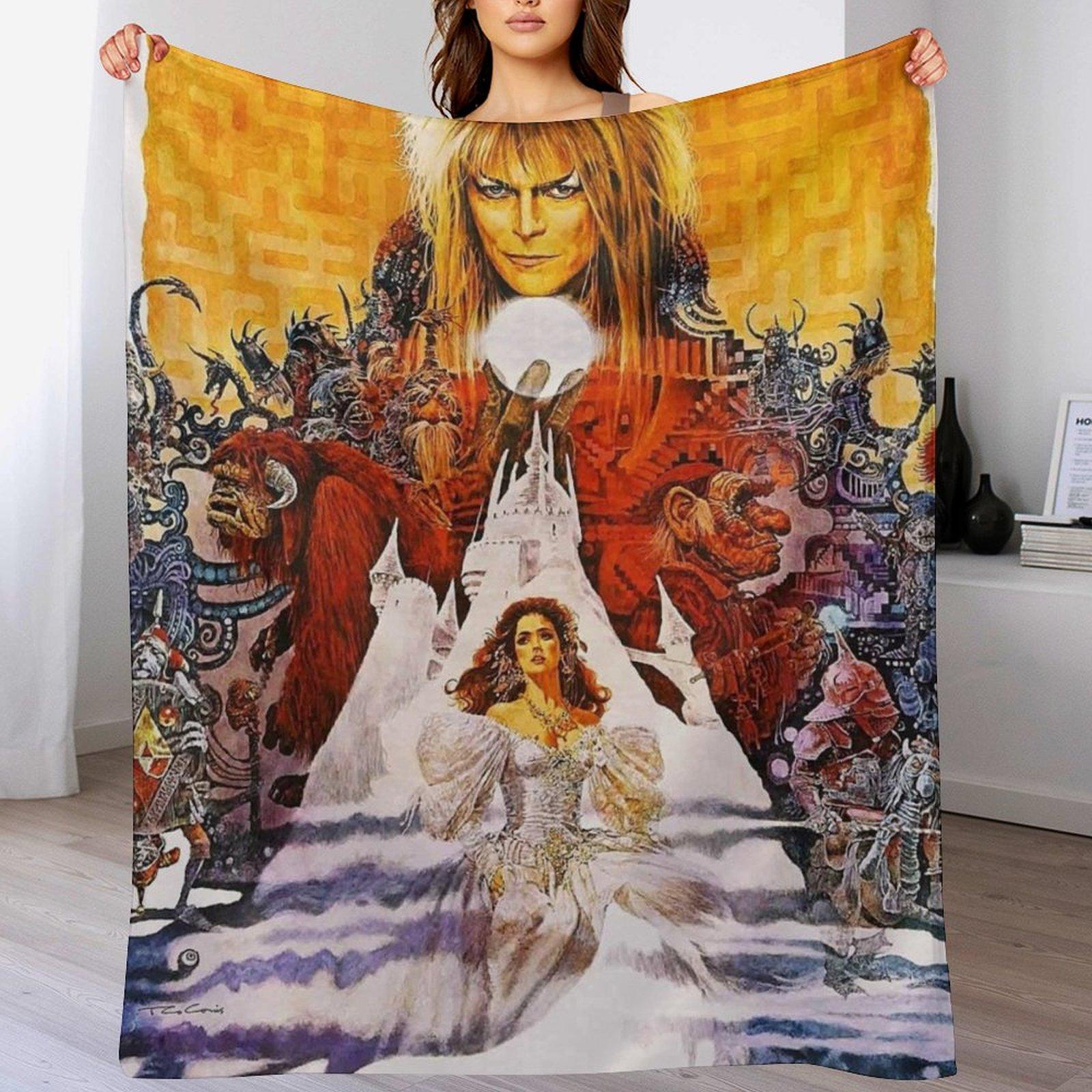 

Labyrinth 1980s Movie Throw Blanket Warm Throw Blanket Gift for Anniversary 102x76cm(40x30in)