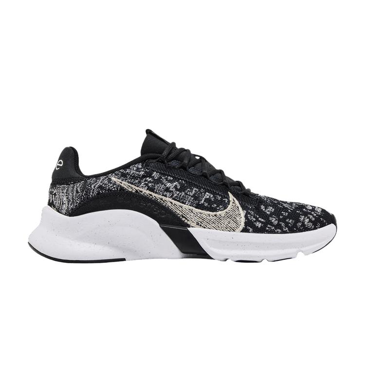 Женские кроссовки Nike SuperRep Go 3 Flyknit Next Nature Черный Металлический Серебристый (Женский) 36.5 gray