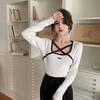 2025 New Autumn Women's Striped Knitted Sweater Top