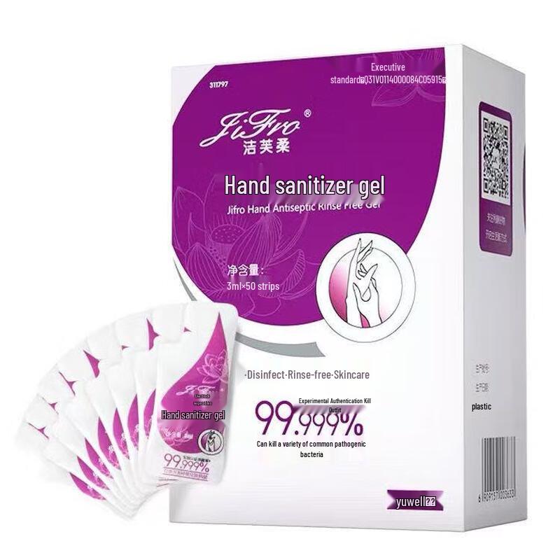 

JIFRO Portable Hand Sanitizer Gel Strips