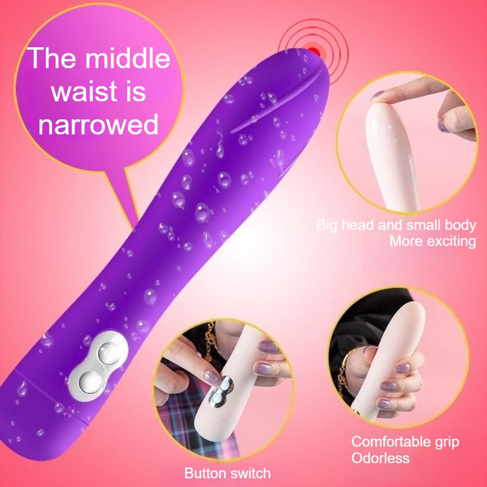 G Spot Dildos Vibrator Sex Toys for Woman Massage Stick with 7 Vibrating Mode USB Charging Dildo Clitoris Anal Nipple Stimulator