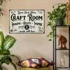 1pc Personalized Custom Name Metal Sign Home Decor Decorative Wall Art Dustproof Water Resistant