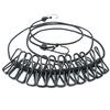 Pants Hanger Clips Laundry with Clothesline Rope Drying 12 ADM