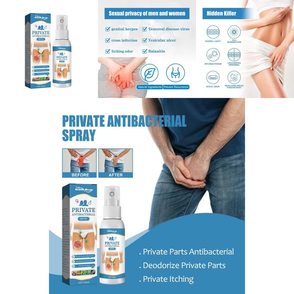 South Moon Skin Care Spray For Soothing Inner Thigh Itch With Deep Skin Repair Formula