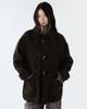 THEENDQUESTION Toggle Handmade Coat / Brown