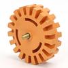4in Rubber Eraser Wheel Sticker Film Glue Remover Pneumatic Decal Paint Cleaner Disc 25mm Diameter