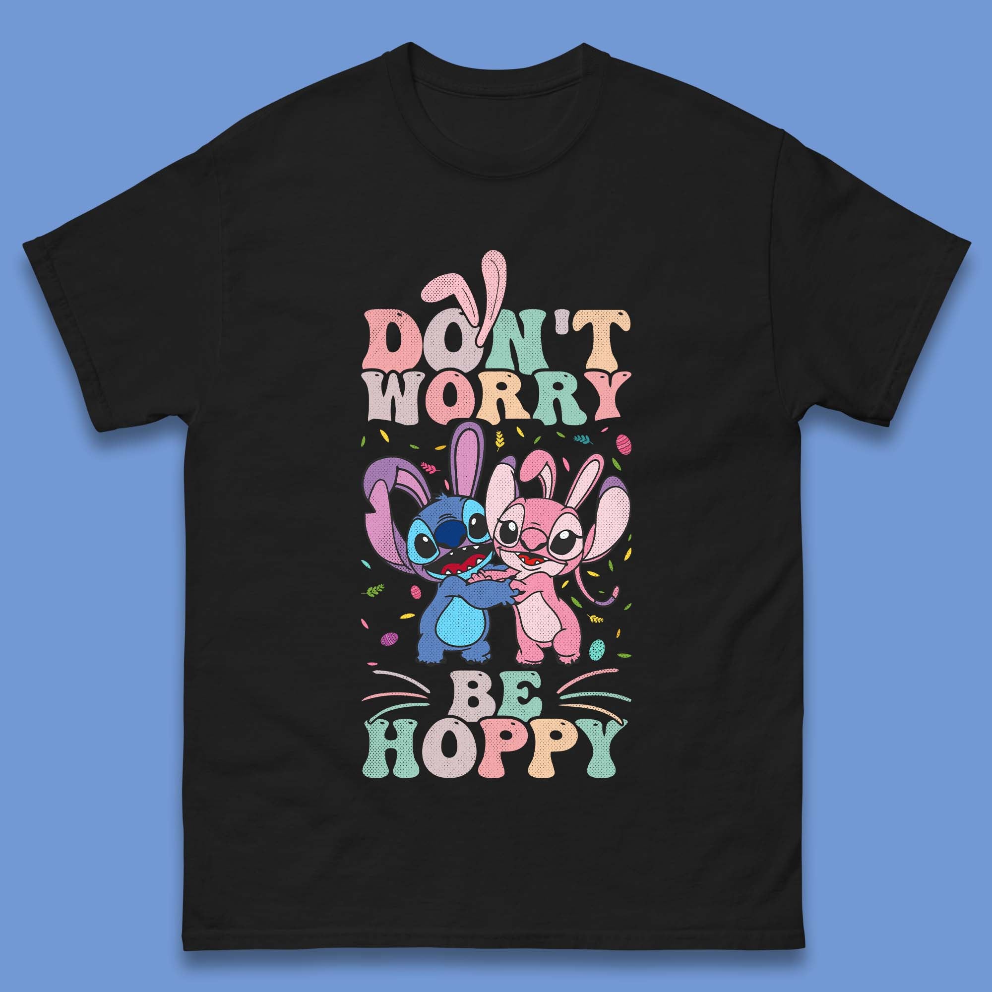 Don t Worry Be Hoppy Mens T-Shirt Womens Tops Tees 3XL
