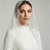 Delicate Tulle Bridal Headscarf 2M Long Muslin Head Covering Charming Wedding Veil  Bridal Ceremony