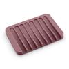 Silicone Soap Rack Free Punch Non-Slip Easy Clean Self Draining Soap Holder for Bathroom Kitchen Shower