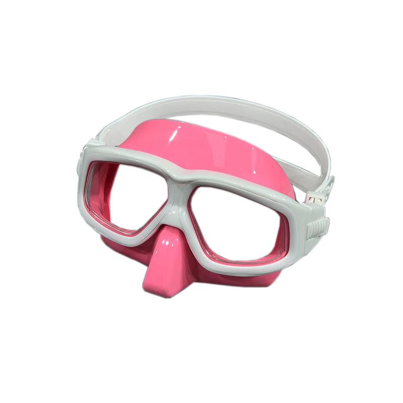 Free Anti-fog Diving Goggles Transparent Silicone Snorkeling Mask