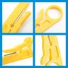Small Yellow Knife Wire Cutter,Simple Wire Stripping And Wire Cutting Knife, Wire And Network Cable Dedicated Wire Stripping Pliers And Crimping Tools