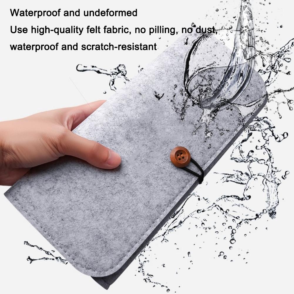 Portable Carrying Cover For Switch 2 Case Felt Pouch With Storage Card Slots Protective Bag For NS 2 Console Travel Accessories