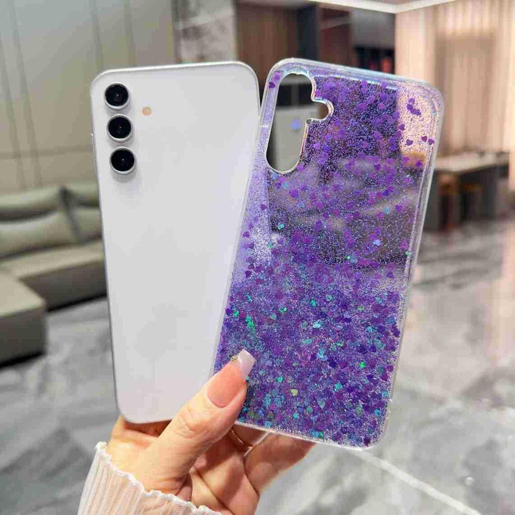 Small Fresh Gradual Change Glitter Love Sequins Epoxy Samsung S11U Mobile Phone Case S11/S11/a11/A11