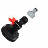 PVC Bulkhead Fitting Water Tank Replacement Spigot Drainage Faucet Connector for Rain Barrels Aquariums Ponds