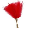 Vibrant Artificial Pampas Grass - 10 Pieces, Fade-Resistant Synthetic Fiber for Bohemian and Modern Decor