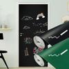Wall Stickers Household Bedroom Self-adhesive Children's Graffiti Wallpaper Erasable Black and Green Board Stickers Living Room