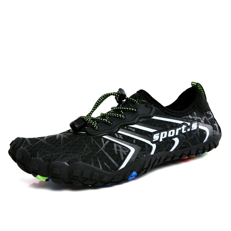 

Весна и лето новые туфли для плавания на открытом воздухе пара пляжная обувь для ходьбы по ручью пятипалые туфли пляжная обувь для дайвинга 35 чёрный