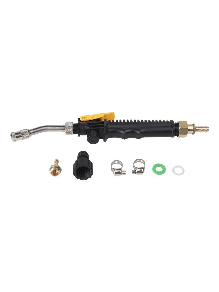 High Pressure Water Spray With Detachable Long And Short Brass Nozzle Adjustable Stainless Steel Brass Spray Garden Wash Tool